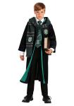 Deluxe Kids Slytherin Robe Costume for Magic