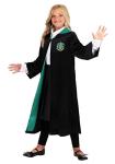 Deluxe Kids Slytherin Robe Costume for Magic