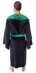 Slytherin Fleece Hooded Robe for Adults