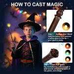 Light Up Wizard Wand Set with Sounds and Lights