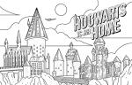 Harry Potter Magical Art Coloring Book