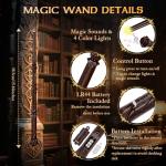 Light Up Magic Wand with Sounds & Colors - 4PCS
