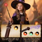 Light Up Magic Wand with Sounds & Colors - 4PCS