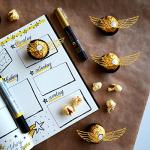 Golden Wings Chocolate Decorations for Wizard Party
