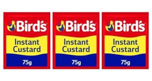 Birds Instant Custard Triple Pack - Original Flavor