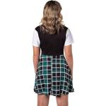 Slytherin Plaid Skirt Cosplay Dress for Women