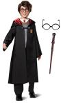 Harry Potter Kids' Hooded Robe, Glasses, and Wand