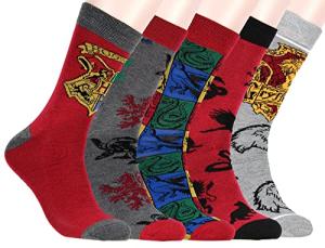 Harry Potter House Crest Animal Design Socks 5 Pack