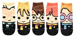 Harry Potter Chibi Character Ankle Socks 5 Pack