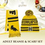 Hufflepuff Knit Beanie Hat and Scarf Set