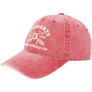 Hogwarts Quidditch World Cup Baseball Cap, Red