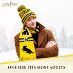 Hufflepuff Knit Beanie Hat and Scarf Set