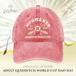 Hogwarts Quidditch World Cup Baseball Cap, Red