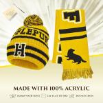 Hufflepuff Knit Beanie Hat and Scarf Set