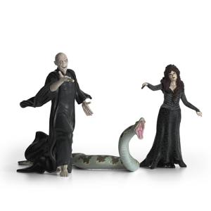 Harry Potter Voldemort, Bellatrix, and Nagini Figurines