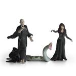 Harry Potter Voldemort, Bellatrix, and Nagini Figurines