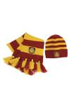 Harry Potter Hogwarts House Knit Hat and Scarf Set