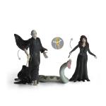 Harry Potter Voldemort, Bellatrix, and Nagini Figurines