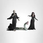 Harry Potter Voldemort, Bellatrix, and Nagini Figurines