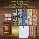 Harry Potter Stationery Set with Wand, Notebook, Stickers