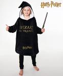 Harry Potter Fleece Wearable Blanket Hoodie - Black