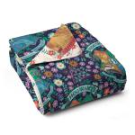 Harry Potter Botanical Crests Quilt Blanket 90x90