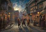 Harry Potter Diagon Alley Art by Thomas Kinkade