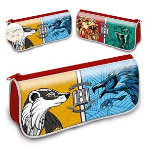 HARRY POTTER Zip-Up Pencil Case - Hogwarts Houses
