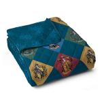 Harry Potter House Crest Quilted Throw Blanket