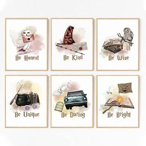 Harry Potter Owl Letter Wall Art Prints Set