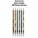 Harry Potter House-Themed Graphite Pencils – 6 Pack