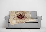 Harry Potter Marauders Map Fleece Throw Blanket