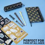 Harry Potter Stationery Set with Wand Pens and Notebook