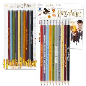 Harry Potter Hogwarts Pencils and Stickers Bundle