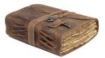 Vintage Leather Journal - Antique Harry Potter Style