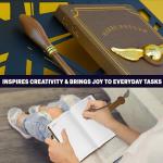 Harry Potter A5 Notebook Set with Broomstick Pen