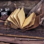 Vintage Leather Journal - Antique Harry Potter Style