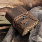 Vintage Leather Journal - Antique Harry Potter Style