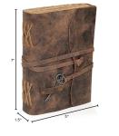 Vintage Leather Journal - Antique Harry Potter Style