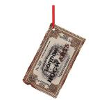 Harry Potter Hogwarts Express Ticket Hanging Ornament
