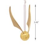 Harry Potter Golden Snitch Metal Christmas Ornament