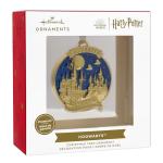 Harry Potter Hogwarts Metal Christmas Ornament