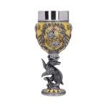 Hufflepuff Hogwarts Collectible Goblet - Yellow Silver