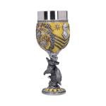 Hufflepuff Hogwarts Collectible Goblet - Yellow Silver