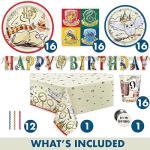 Harry Potter Birthday Party Decorations Set for 16