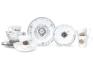 Harry Potter Marauder's Map 16-Piece Dinnerware Set