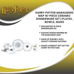 Harry Potter Marauder's Map 16-Piece Dinnerware Set