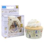 Hogwarts Foil-Lined Cupcake Cases - 30 Pack
