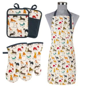 Harry Potter Cooking Set: Oven Mitts, Apron & Potholders