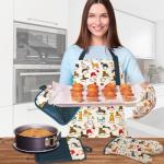 Harry Potter Cooking Set: Oven Mitts, Apron & Potholders